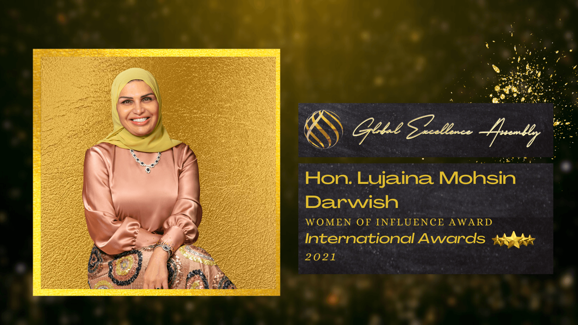 Hon. Lujaina Mohsin Darwish: Omani Business Mogul and Leader Wins the Women of Influence Award