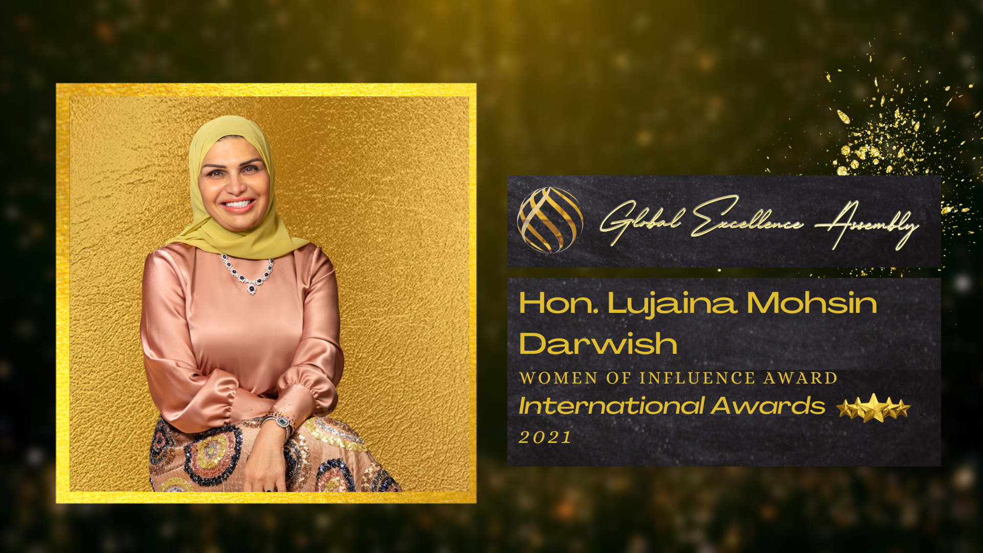 Hon. Lujaina Mohsin Darwish: Omani Business Mogul and Leader Wins the Women of Influence Award